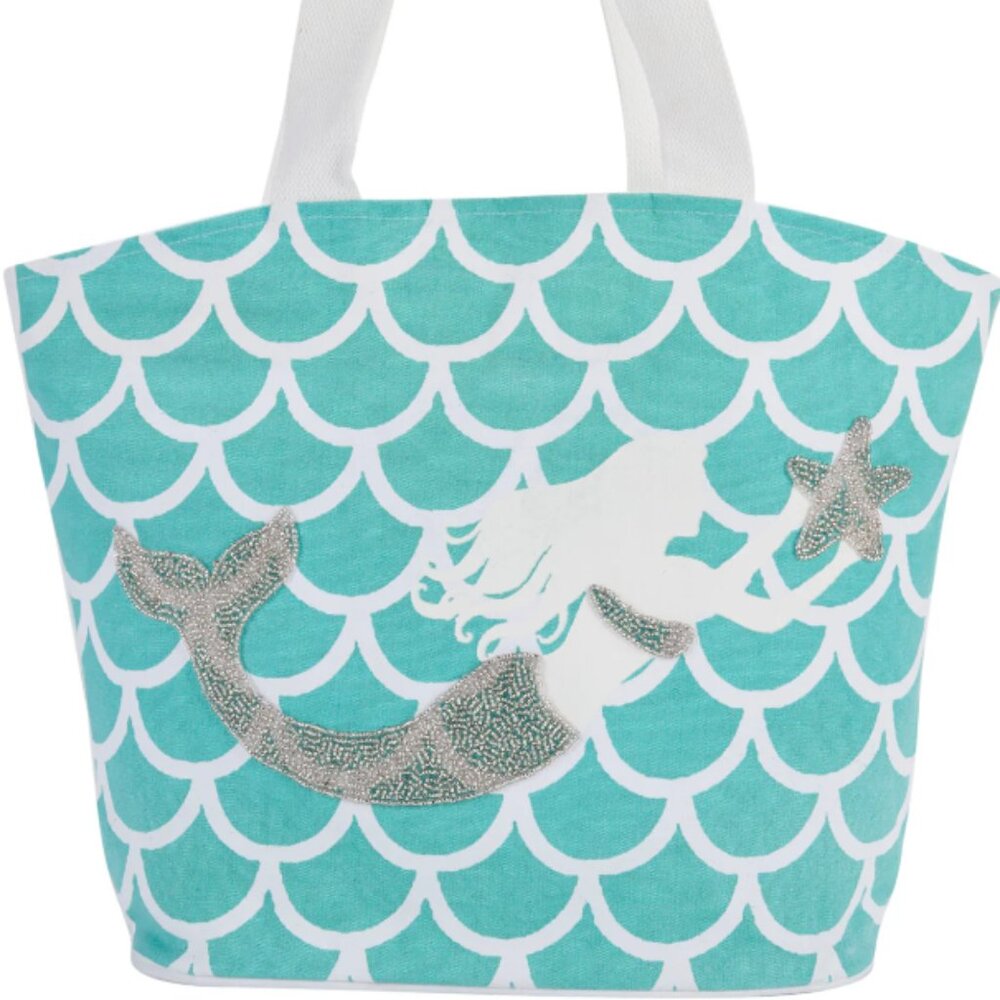 Mermaid Beach Tote Bag  Sequin